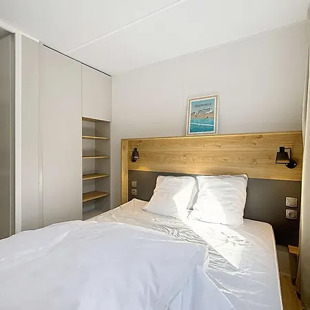 Mobil-home Grand Confort A 200m Plage, Avec Piscine, Terrasse, Wifi Inclus - 4 Pers. - Fr-1-361a-37 * Жуллувиль-ле-Пен