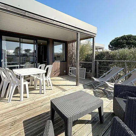 Σπίτι διακοπών Mobil-home Grand Confort A 200m Plage, Avec Piscine, Terrasse, Wifi Inclus - 4 Pers. - Fr-1-361a-37 Jullouville-les-Pins