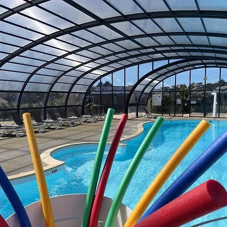 Mobil-home Grand Confort A 200m Plage, Avec Piscine, Terrasse, Wifi Inclus - 4 Pers. - Fr-1-361a-37 Jullouville-les-Pins