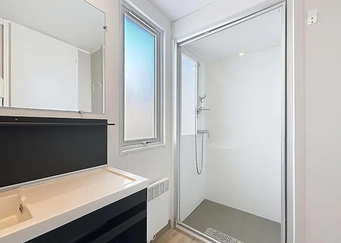 Mobil-home Grand Confort A 200m Plage, Avec Piscine, Terrasse, Wifi Inclus - 4 Pers. - Fr-1-361a-37 別荘 ジュルヴィル・レ・パン