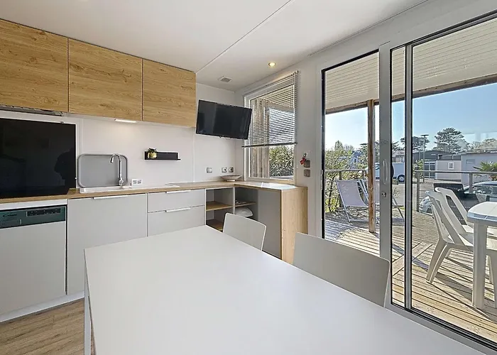 別荘 Mobil-home Grand Confort A 200m Plage, Avec Piscine, Terrasse, Wifi Inclus - 4 Pers. - Fr-1-361a-37 ジュルヴィル・レ・パン