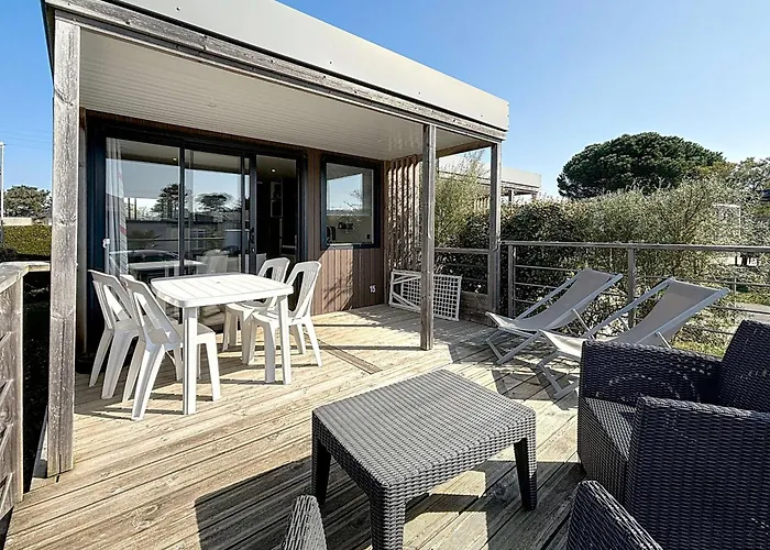 別荘 Mobil-home Grand Confort A 200m Plage, Avec Piscine, Terrasse, Wifi Inclus - 4 Pers. - Fr-1-361a-37 ジュルヴィル・レ・パン